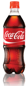 A coca cola bottle